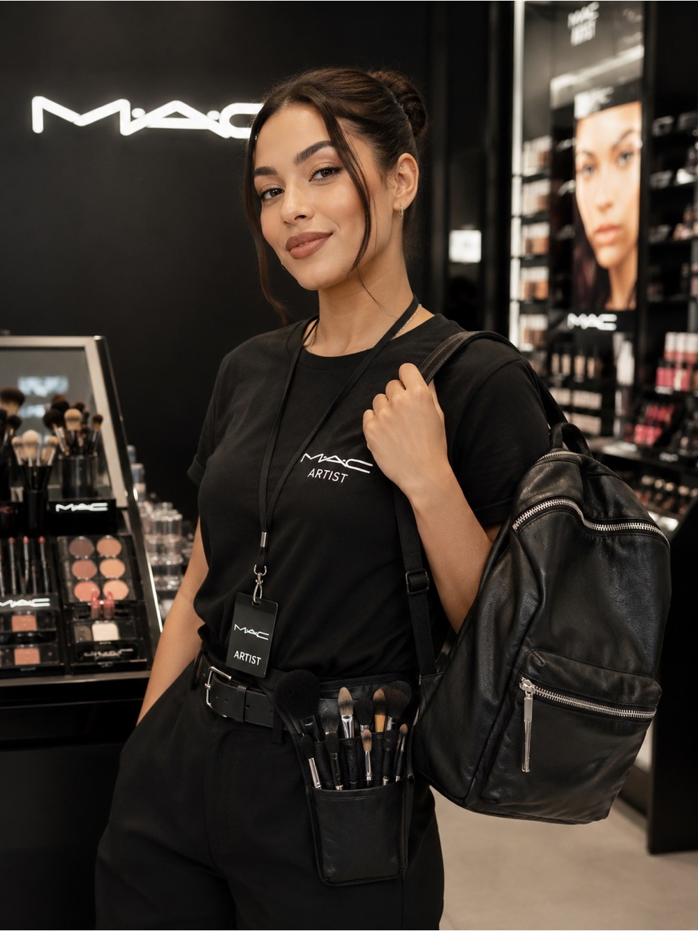 ✨MAC cosmetics Artist exclusive limited edition employee bag backpack bag NWT